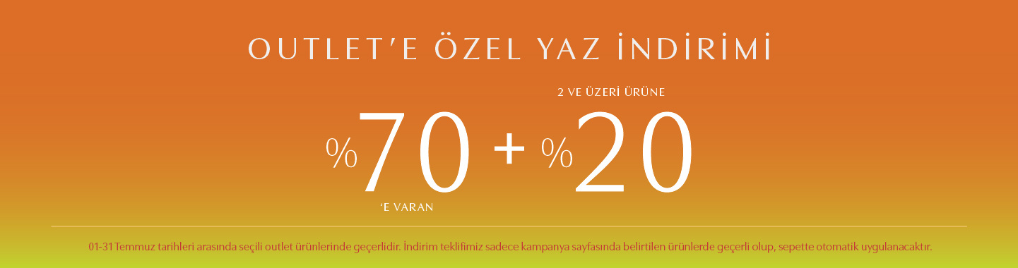 outlet 2 ürün 70 İndirim
