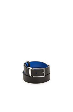 Siyah Mavi Erkek Deri Kemer