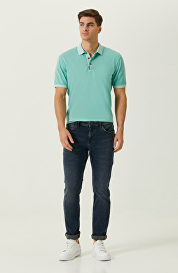 Lacivert 5 Cep Denim Pantolon