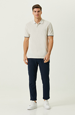 Lacivert Bağcıklı Pantolon