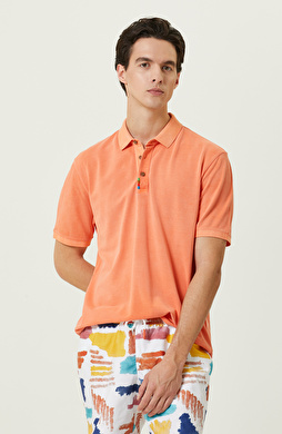 Turuncu Polo Yaka T-Shirt