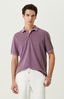 Fuşya Polo Yaka T-Shirt Fuşya Polo Yaka T-Shirt