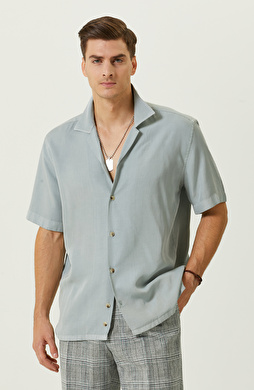 Yeşil Kısa Kollu Gömlek