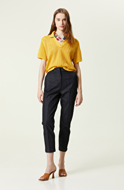 Lacivert Denim Pantolon