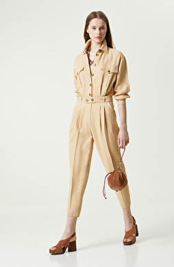 Bej Uzun Kollu Tulum