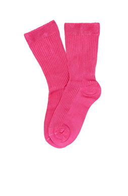 Fuşya Kadın Bambu Çorap