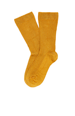 Hardal Kadın Bambu Çorap