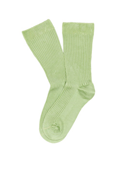 Yeşil Kadın Bambu Çorap