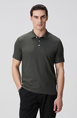 Haki Polo Yaka T-shirt