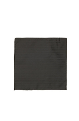 Siyah Minimal Desenli Poşet Mendil