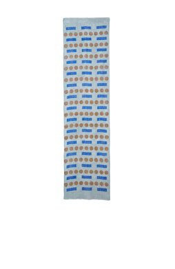 Min Nane Geometrik Desenli Keten Şal Min Nane Geometrik Desenli Keten Şal