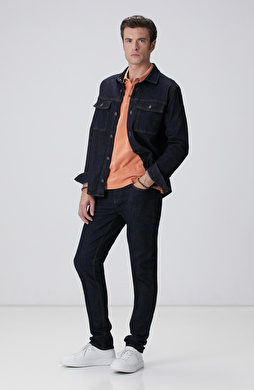 Lacivert Denim Pantolon