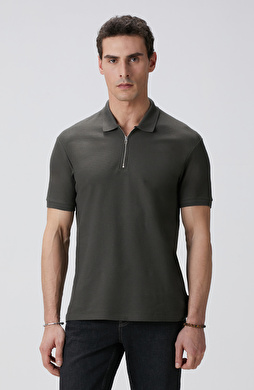 Haki Polo Yaka T-shirt