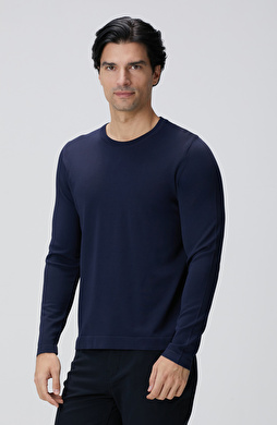 N-Tech Lacivert Basic Triko Kazak