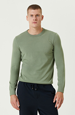 Yeşil Basic Triko Kazak Yeşil Basic Triko Kazak