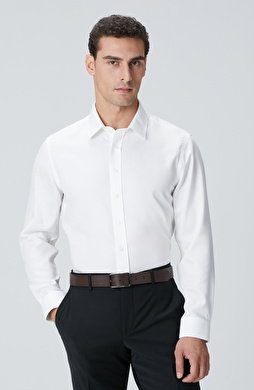 Non-Iron Beyaz Gömlek