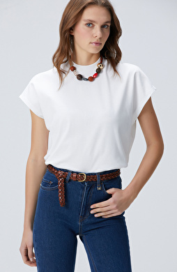 Beyaz Basic T-shirt