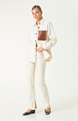 Naturel Bootcut Denim Pantolon