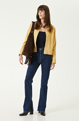 İndigo Bootcut Denim Pantolon İndigo Bootcut Denim Pantolon