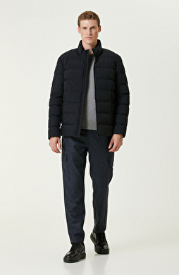 İndigo Yün Karışımlı Pantolon İndigo Yün Karışımlı Pantolon