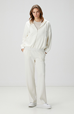 Kırık Beyaz Eşofman Altı