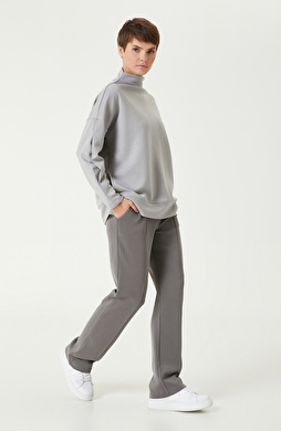 Antrasit Modal Karışımlı Eşofman Altı