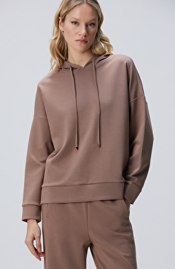 Vizon Kapüşonlu Sweatshirt