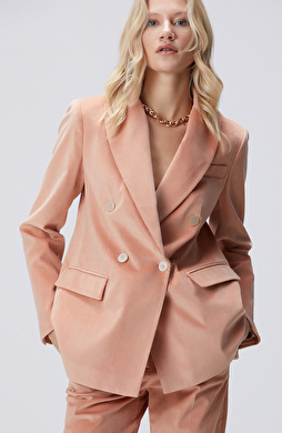 Pembe Limited Fitilli Kadife Ceket Pembe Limited Fitilli Kadife Ceket