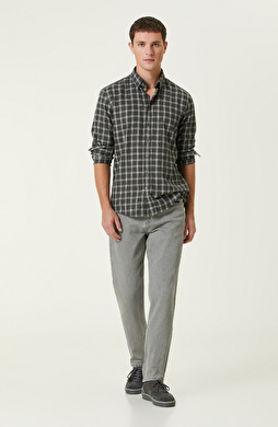 Gri Denim Pantolon Gri Denim Pantolon