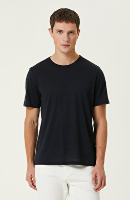 Lacivert Yün Tshirt Lacivert Yün Tshirt
