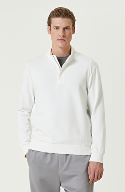 Kırık Beyaz Sweatshirt Kırık Beyaz Sweatshirt