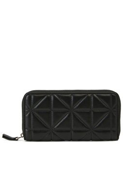 Siyah Kapitoneli Kadın Cüzdan