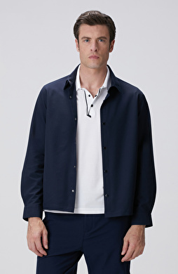 Lacivert Dış Gömlek