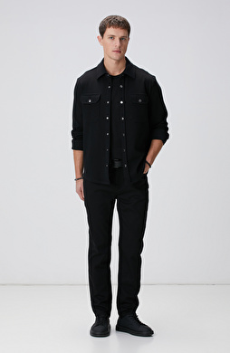 Siyah Casual Pantolon Siyah Casual Pantolon