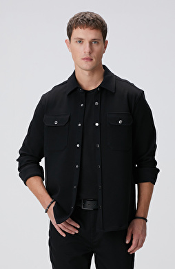Siyah Dış Gömlek