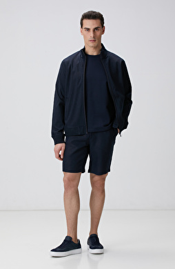 İndigo Keten Chino Şort