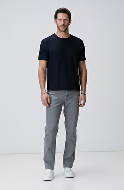 Açık Gri Denim Pantolon