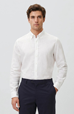 White Linen Shirt