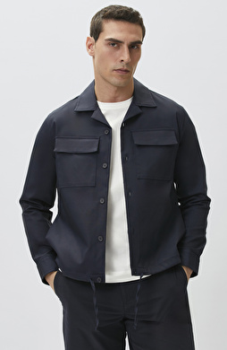 Navy Blue Outer Shirt
