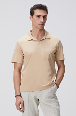 Açık Camel T-shirt