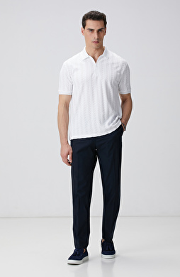Lacivert Chino Pantolon
