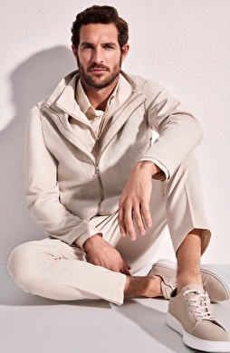 Taş Keten Karışımlı Pantolon