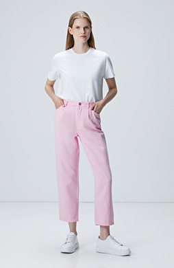 Pembe Casual Pantolon Pembe Casual Pantolon