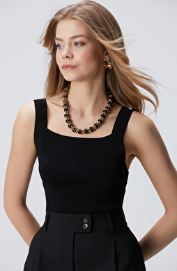 Siyah Triko Kazak Siyah Triko Kazak