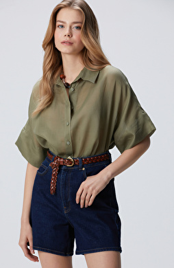 Haki Rami Gömlek Haki Rami Gömlek