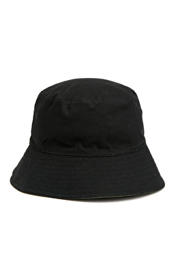 Siyah Haki Çift Taraflı Erkek Şapka