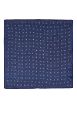 Mavi İpek Poşet Mendil