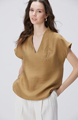 Limited  Yağ Yeşili  Bluz