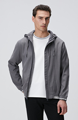 Antrasit Keten Karışım Mont Antrasit Keten Karışım Mont