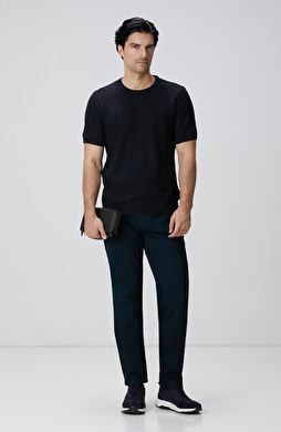 Lacivert Casual Pantolon